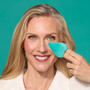 Model App on Face | Set + Blur Powder Puff